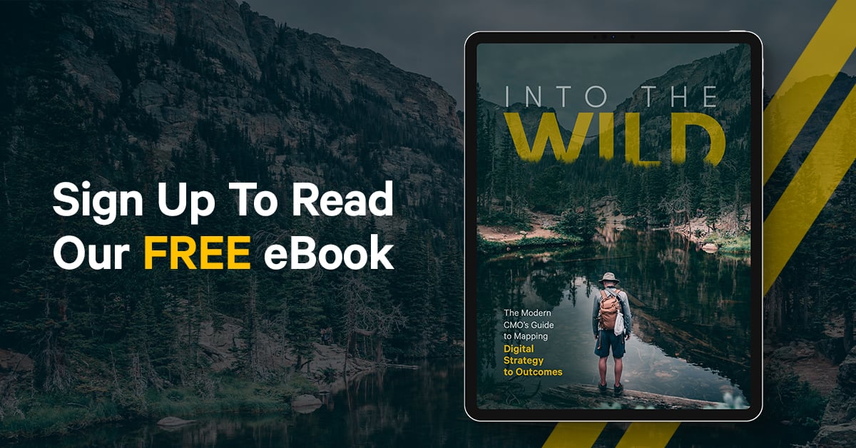 Into the Wild Ebook on iPad with texting reading "Swipe Up To Read Our Free eBook".